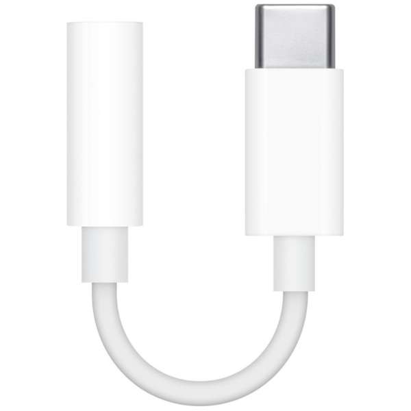 オーディオ変換プラグ [USB-C オス→メス φ3.5mm] 【純正】USB-C - 3.5 mmヘッドフォンジャックアダプタ MW2Q3FE/A